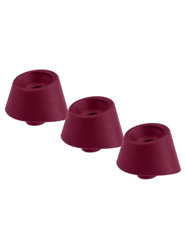 Womanizer Duo Silicone Heads 3 Pack Bordeaux - - Vibrator Accessories