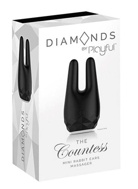 Diamonds by Playful The Countess Mini Rabbit Ears - - Rabbit Vibrators