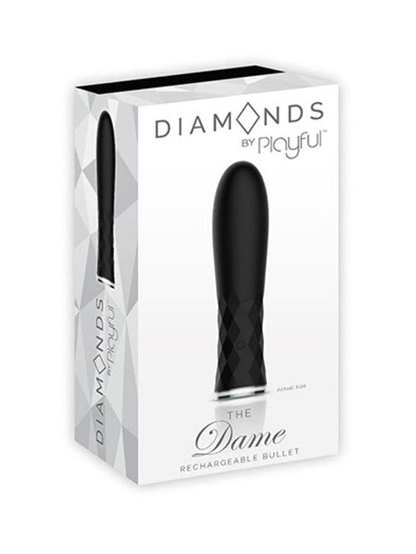 Diamonds by Playful The Dame Rechargeable Bullet - - Waterproof Vibrators