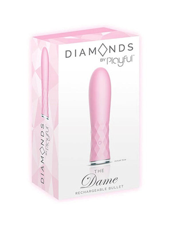 Diamonds by Playful The Dame Rechargeable Bullet - - Waterproof Vibrators