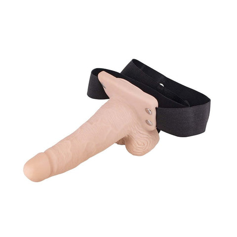 Erection Assistant Vibrating Hollow Strap-On by Nasstoys - Strap On Sextoys