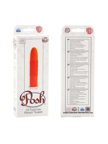Posh 10 Function Pocket Teaser by California Exotics - Bullet Vibrators