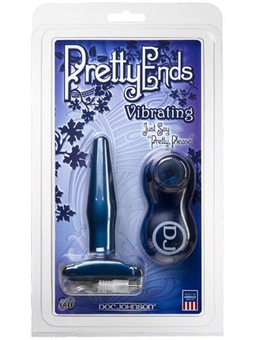 Pretty Ends Vibrating Anal Plug Small by Doc Johnson - Butt Plugs