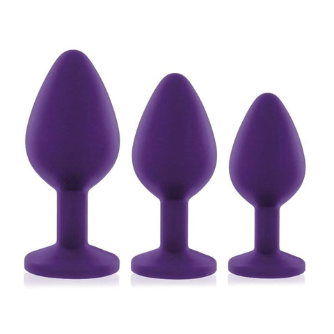 Booty Plug 3x Set 4.5 inches by Rianne S - Butt Plugs