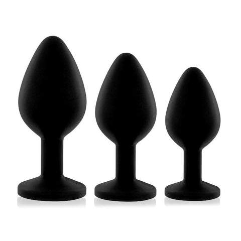 Booty Plug 3x Set 4.5 inches by Rianne S - Butt Plugs