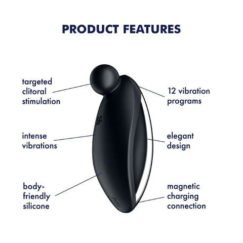 Spot On 2 Rechargeable Clitoral Stimulator by Satisfyer - Clit Ticklers and Pulsators