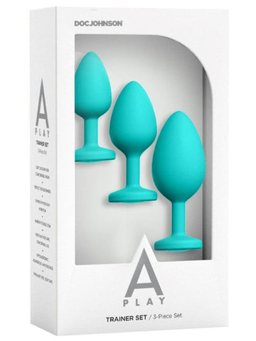Silicone Anal Trainer Set by Doc Johnson - Butt Plugs
