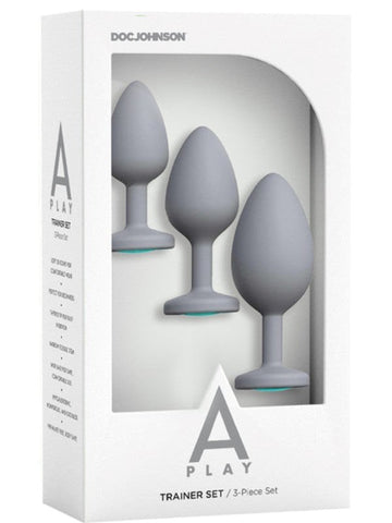 Silicone Anal Trainer Set by Doc Johnson - Butt Plugs