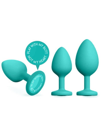Silicone Anal Trainer Set by Doc Johnson - Butt Plugs