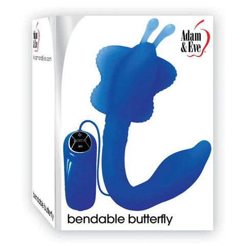 Bendable Butterfly Vibe Dual Motor by Adam & Eve - Strap On Sextoys