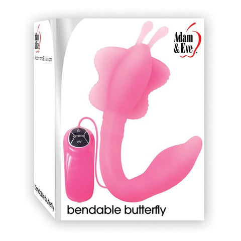 Bendable Butterfly Vibe Dual Motor by Adam & Eve - Strap On Sextoys