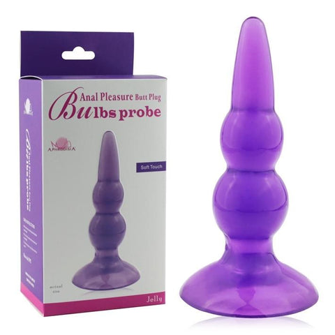 Bulbed Anal Probe Butt Plug by Aphrodisia - Butt Plugs