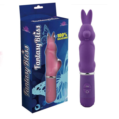 Fantasy Vibrating Rabbit Clitoral Stimulator by Aphrodisia - Clit Ticklers and Pulsators