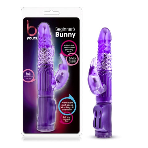 B Yours Beginner's Bunny 8.75'' Rabbit Vibrator - Double Ender
