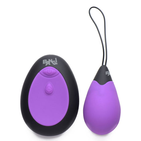 Bang 10X Remote Vibrating Egg by XR Brands - Non-Realistic Dildos