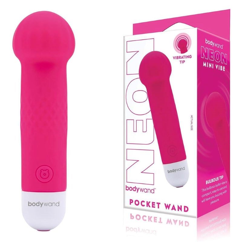 Bodywand Neon Mini Pocket Wand - - Bullet Vibrators