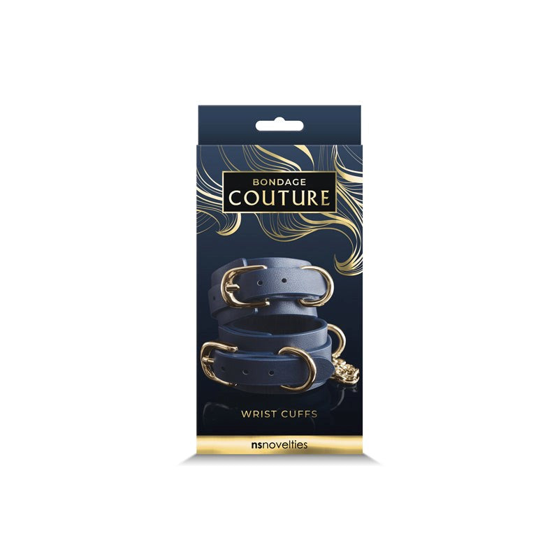 Bondage Couture Wrist Cuffs - Check - - G-Spot Vibrators