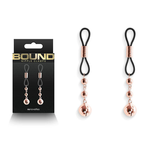 Bound Nipple Clamps - D1 by NS Novelties - Breast and Nipple Toys