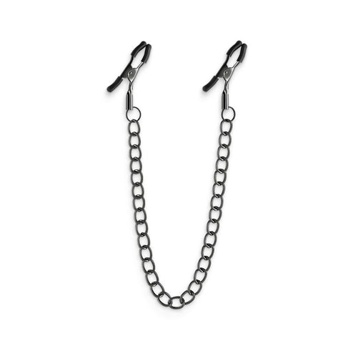 Bound Nipple Clamps DC2 Gunmetal by NS Novelties - Breast and Nipple Toys