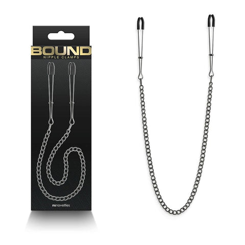Bound Nipple Clamps - DC3 by NS Novelties - Breast and Nipple Toys