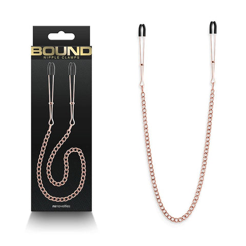 Bound Nipple Clamps - DC3 by NS Novelties - Breast and Nipple Toys