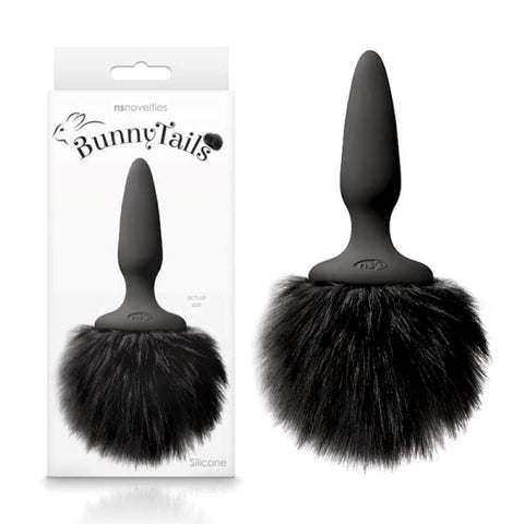 Bunny Tails Mini Fur Butt Plug by NS Novelties - Body Wands