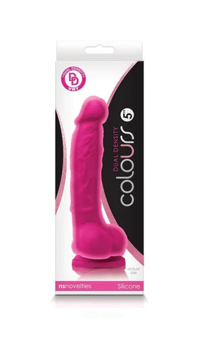 Colours Dual Density 5'' Dong by NS Novelties - Realistic Dildos