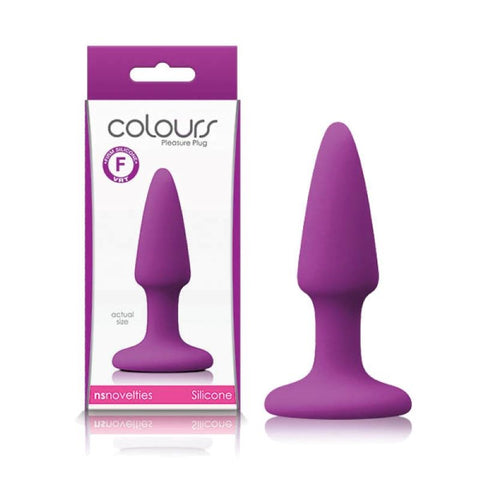 Colours Pleasures Butt Plug Purple by NS Novelties - Butt Plugs