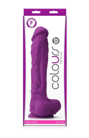 Colours Pleasures Dong 10 Inch by NS Novelties - Realistic Dildos