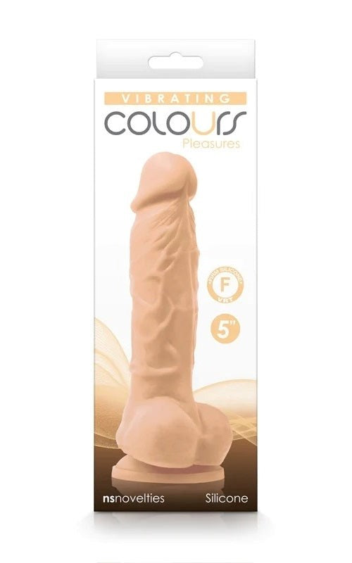 Colours Pleasures Vibrating Dildo 5 inch - - Body Wands