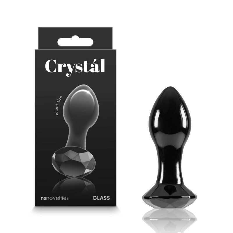 Crystal - Gem Glass Butt Plug - - G-Spot Vibrators