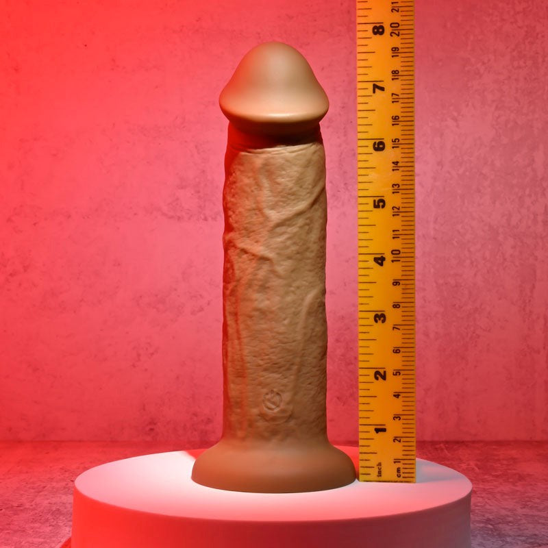 Evolved 7 Inch Girthy Vibrating Dong - - Vibrating Dildos