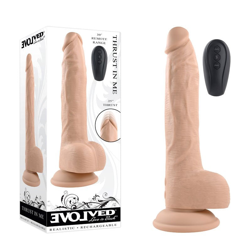 Evolved Thrust In Me Thrusting Dildo - - Realistic Dildos