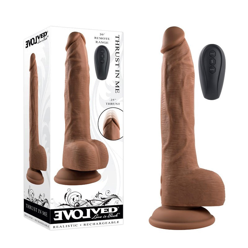 Evolved Thrust In Me Thrusting Dildo - - Realistic Dildos