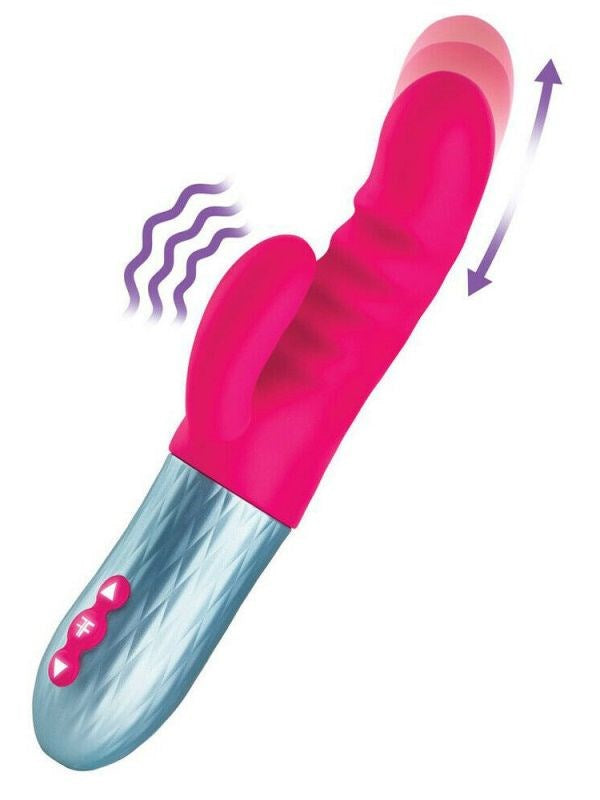 Femmefunn Essenza Thrusting Rabbit Vibrator - - Rabbit Vibrators