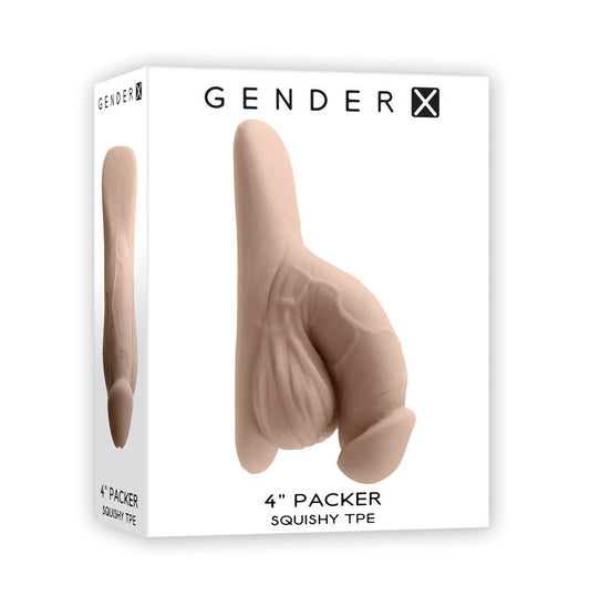 Gender X 4'' PACKER - - Sex Toys For Couples