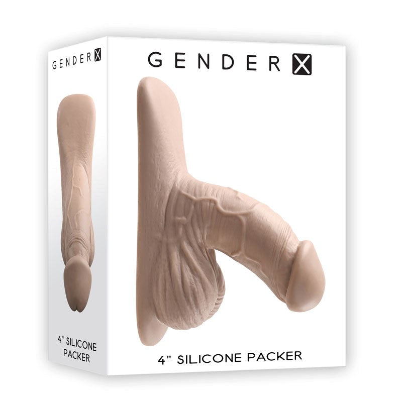 Gender X 4'' SILICONE PACKER - - Strap On Sextoys