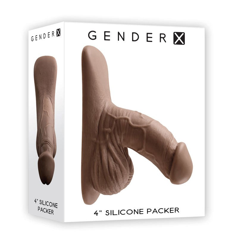 Gender X 4'' SILICONE PACKER - - Strap On Sextoys