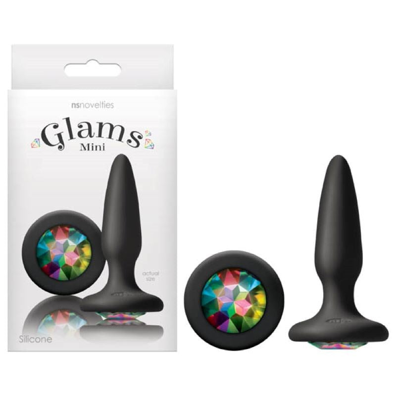 Glams Mini Butt Plug with Sparkling Gem - - Butt Plugs