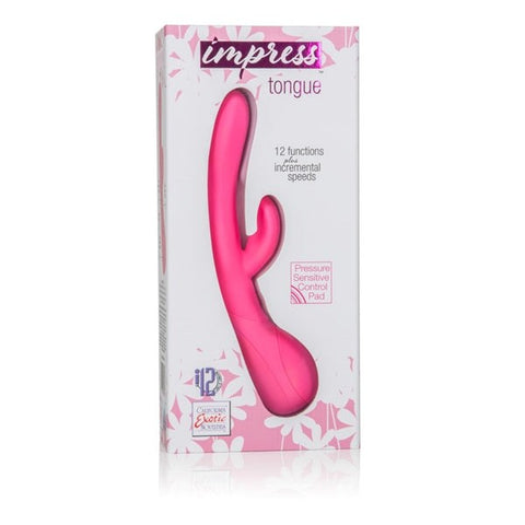 Impress Tongue Personal Massager by CalExotics - Rabbit Vibrators