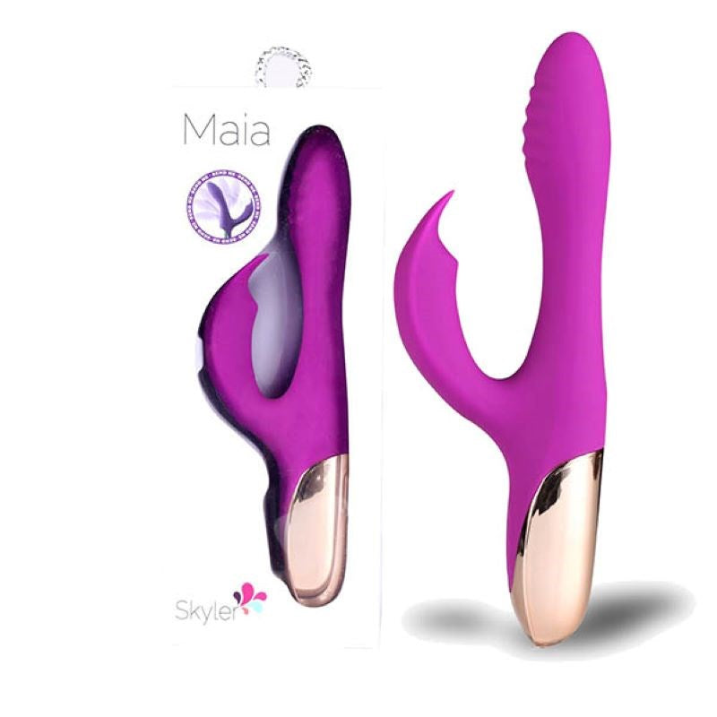 Maia Skyler Rechargeable Rabbit Vibe - - Body Wands