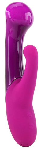 Opal Vibrating Dual Massager by California Exotics - Rabbit Vibrators