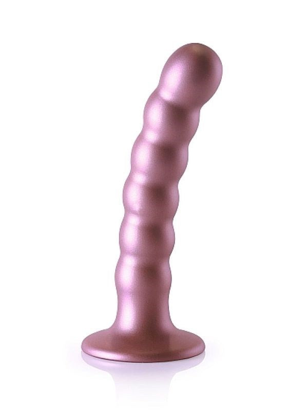 OUCH! Beaded Silicone G-Spot Dildo - 5'' / 13cm - - Strap On Sextoys