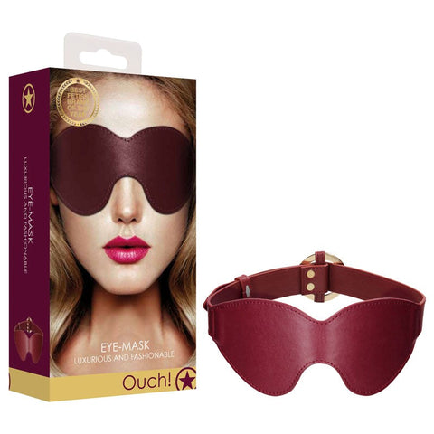 Ouch Halo Eyemask Bondage Blindfold by Shots Toys - Masks And Blindfolds