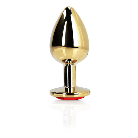 OUCH! Heart Gem Butt Plug - Medium by Shots Toys - Butt Plugs
