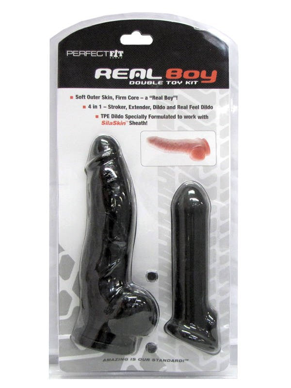 Perfect Fit Real Boy Dildo Kit - - Pumps, Extenders and Sleeves