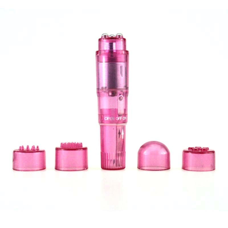 Pocket Pleasure Vibrator & Attachments - - Mini & Slim Vibrators