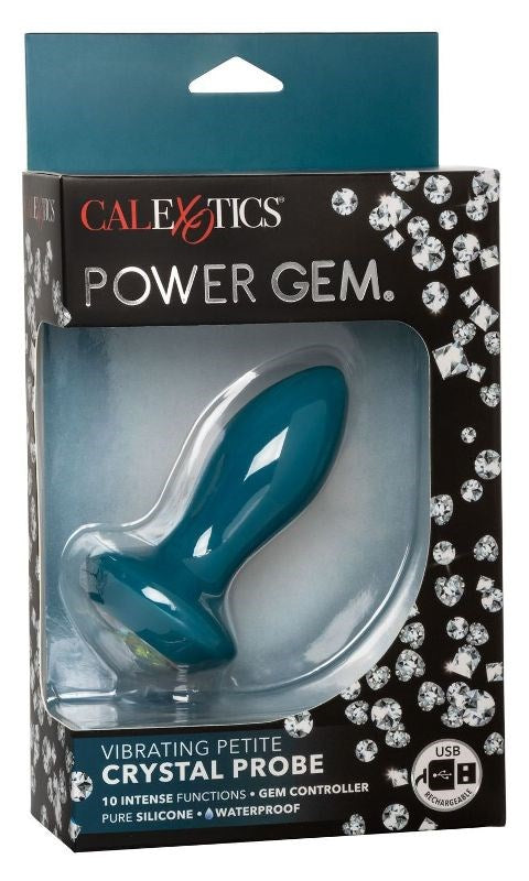 Power Gem Vibrating Petite Crystal Probe - - Anal Vibrators