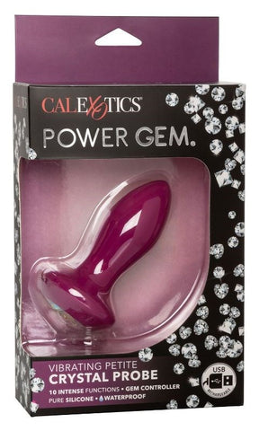 Power Gem Vibrating Petite Crystal Probe - Anal Vibrators