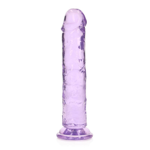 REALROCK Straight Dildo 7'' Dong Purple by Shots Toys - Strap On Sextoys